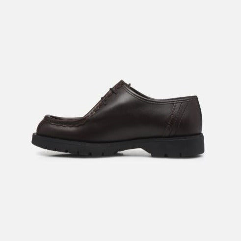 Mocassins derbies Padror noir-marron