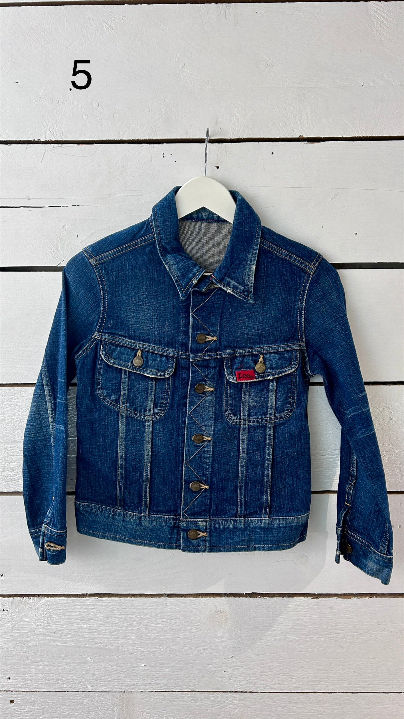 Lot veste en jean Lee vintage
