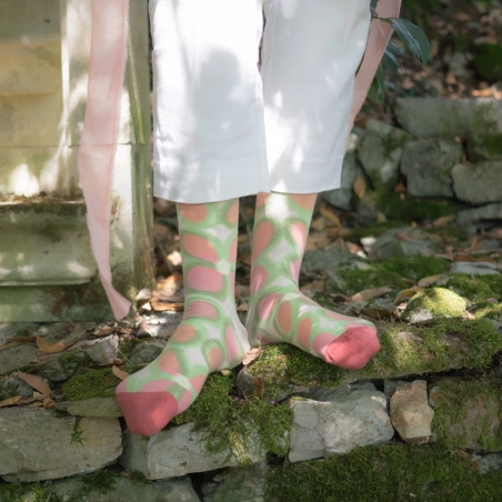 Chaussettes Bonne Maison Rose Bouton