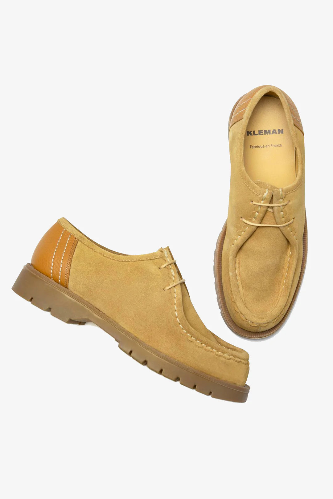 Mocassins derbies Padror VL lion et miel