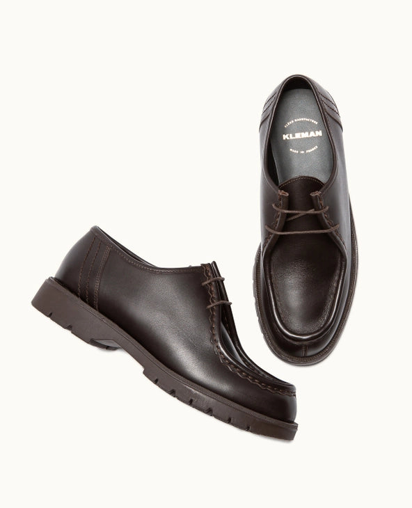 Mocassins derbies Padror marron