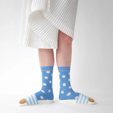 Chaussettes Bonne Maison Pois Egée
