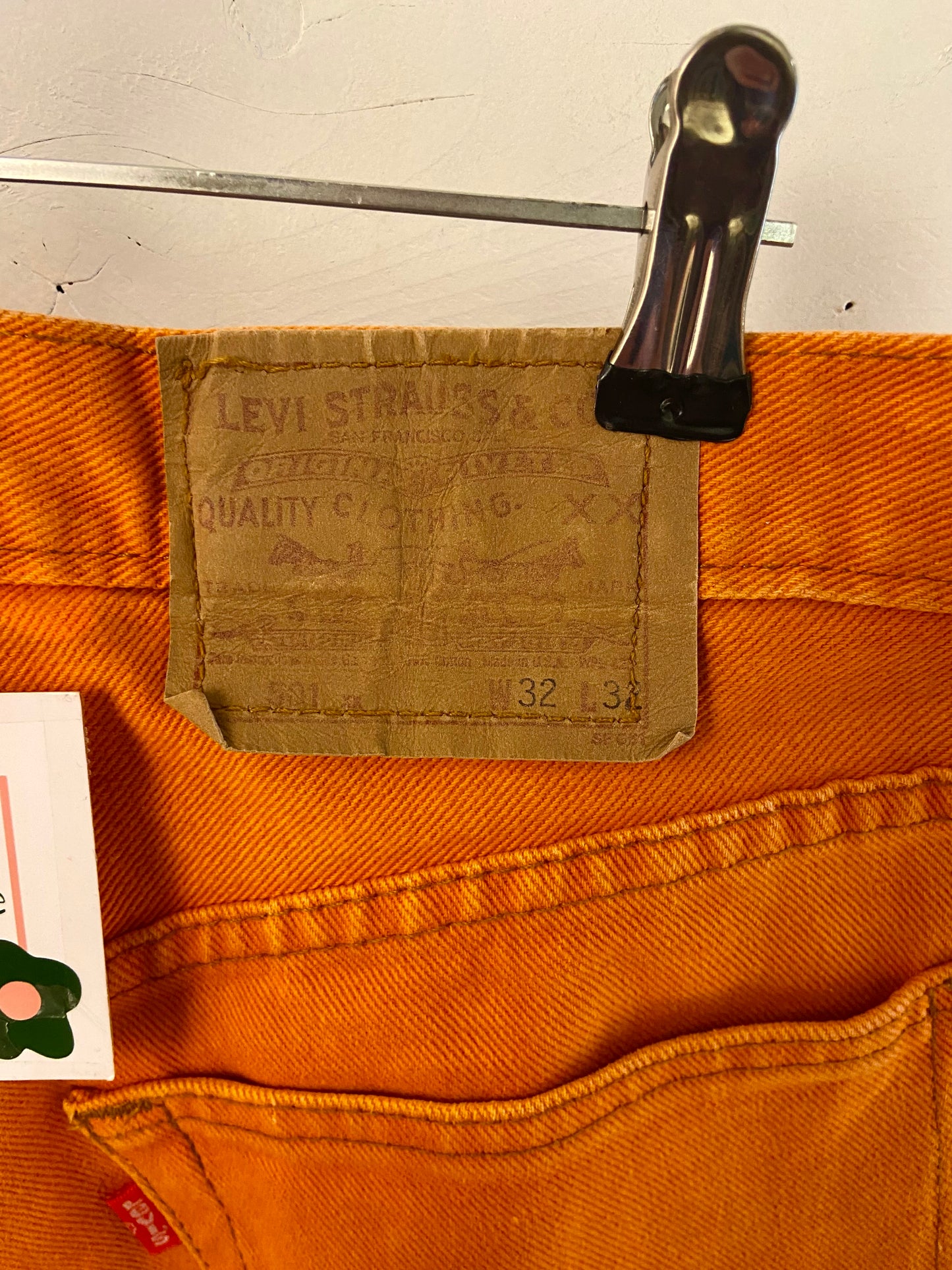Levi’s 501 orange