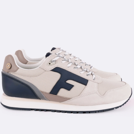 Sneakers ELM écru et marine