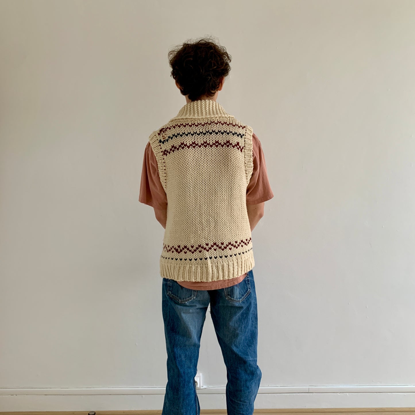 Gilet maille épaisse