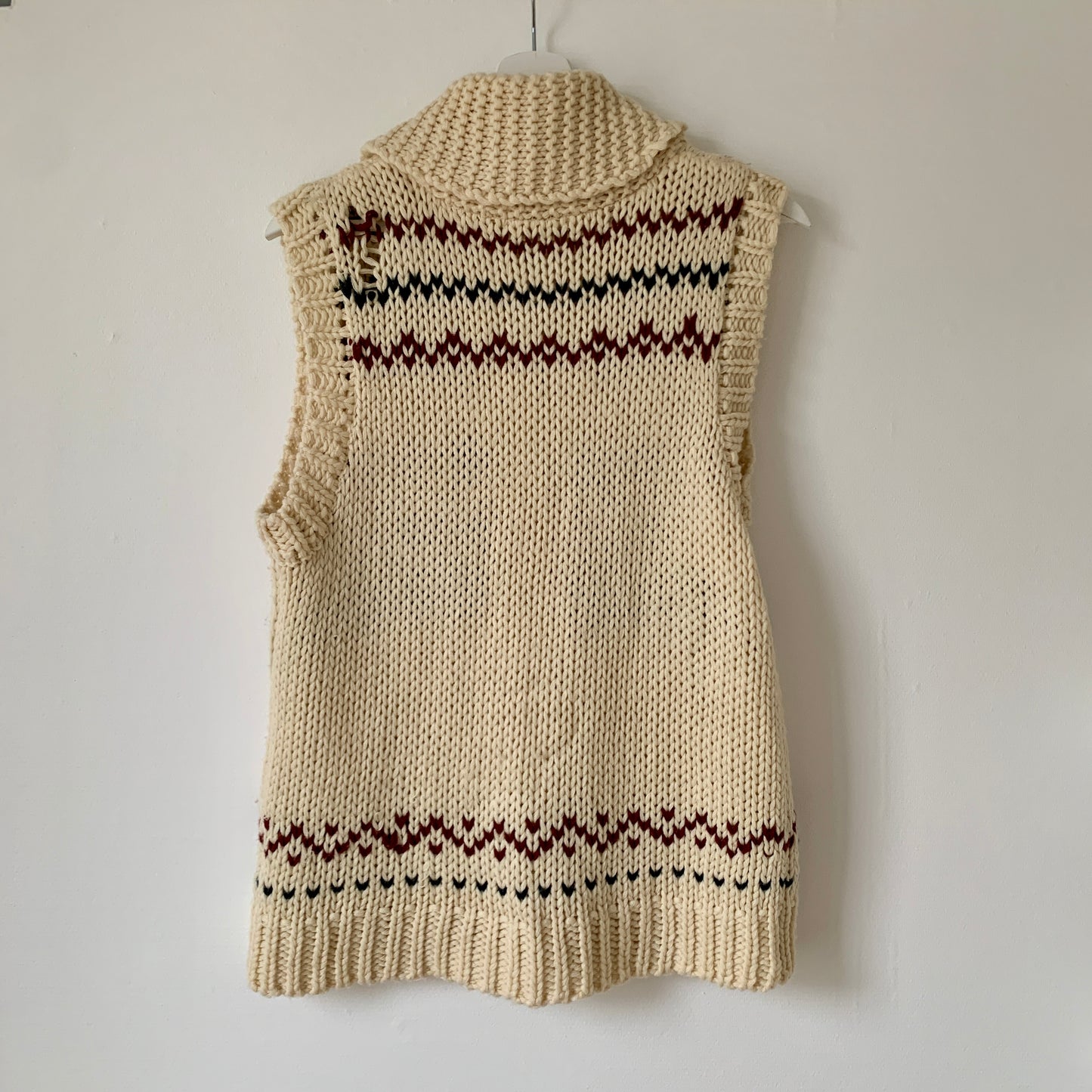 Gilet maille épaisse