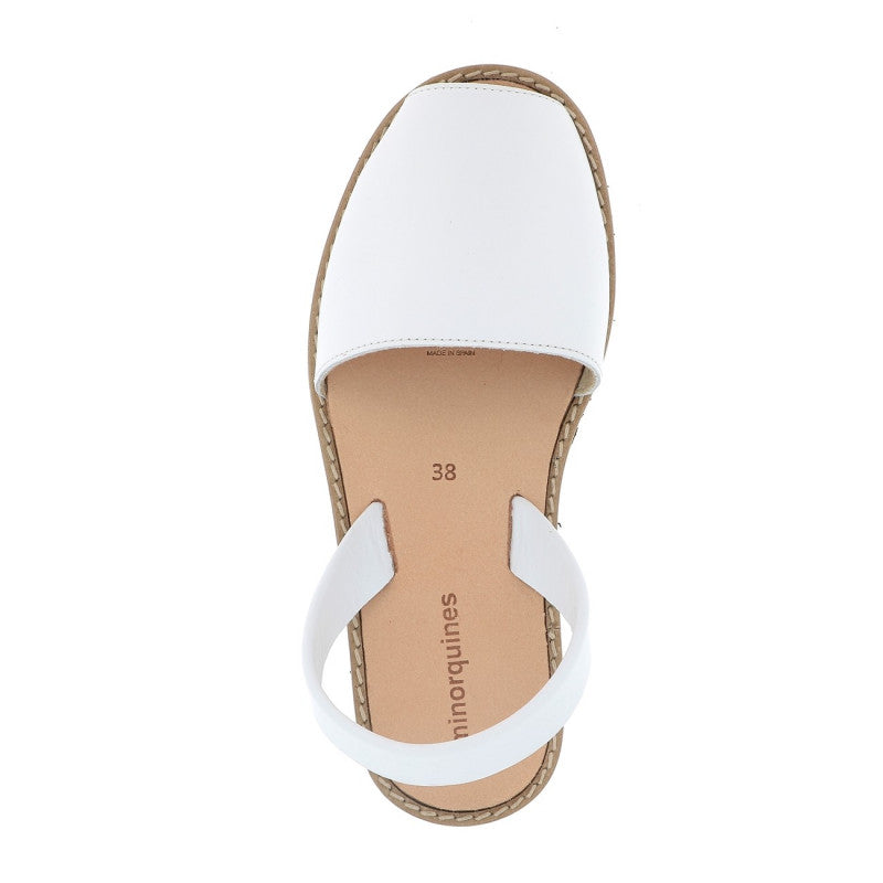 Sandales Minorquines blanches