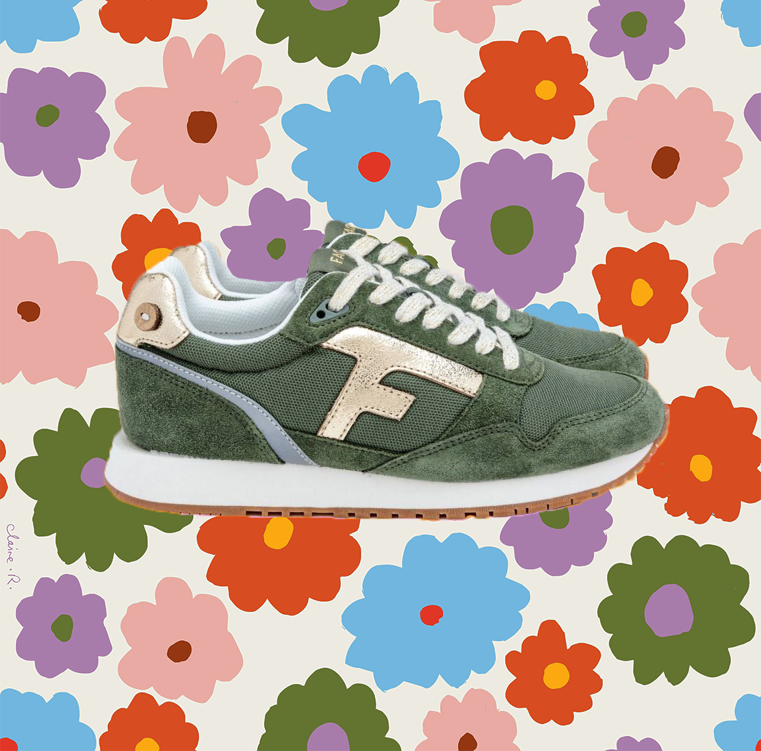 Sneakers Elm kakis
