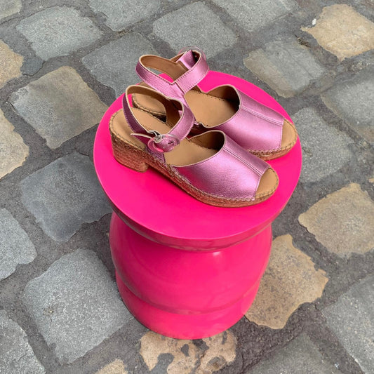 Sandales Fumarola roses