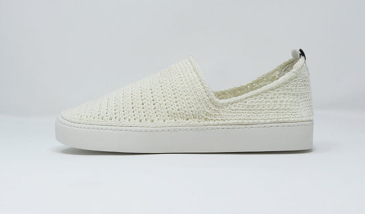Slip-on en crochet Tableau Blanc