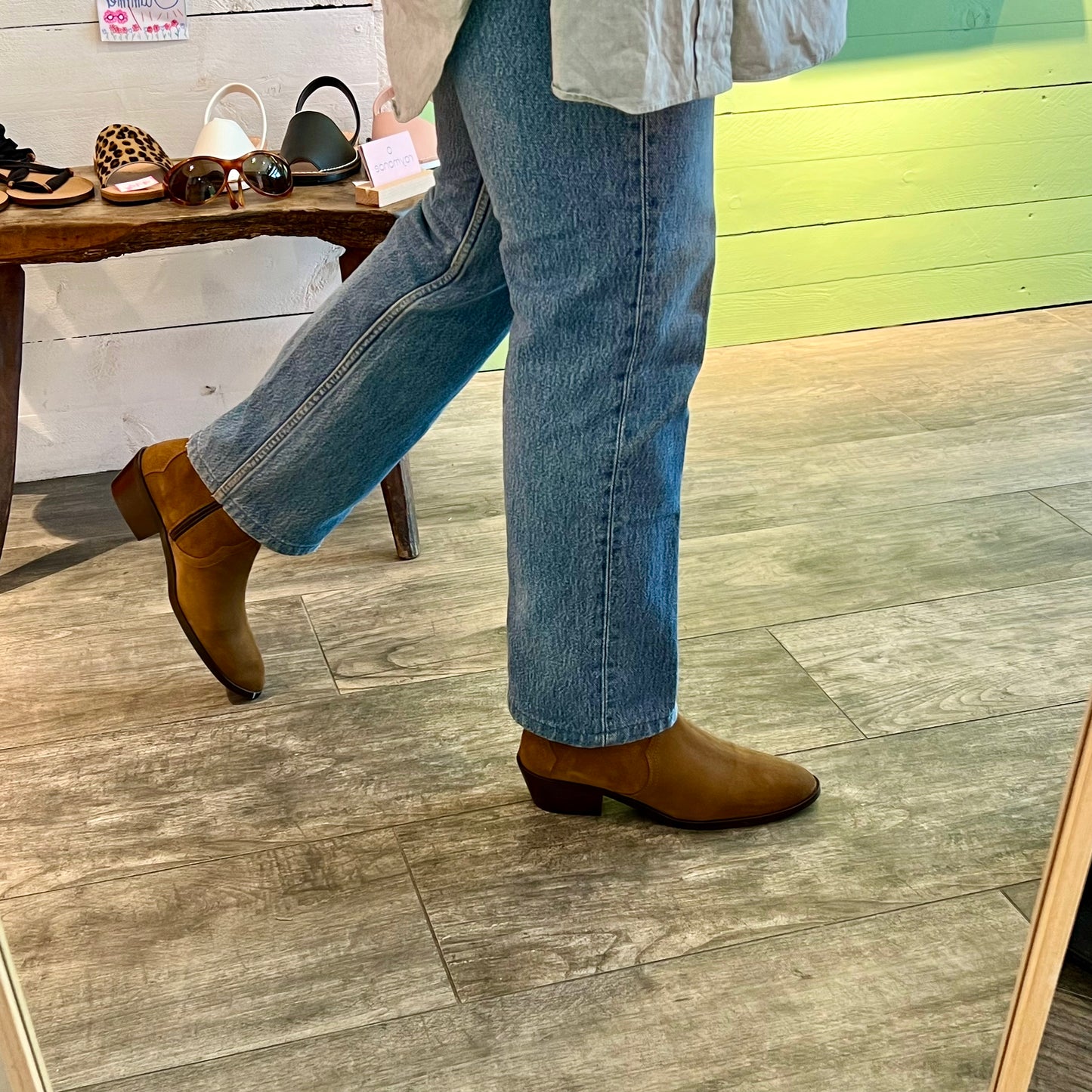Cowboy boots en daim
