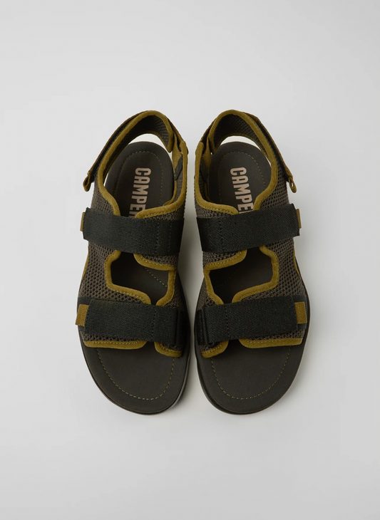 Sandales Oruga noires et vertes