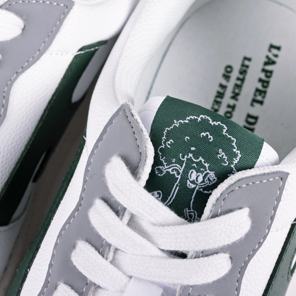 Sneakers Hazel blanc/vert/gris
