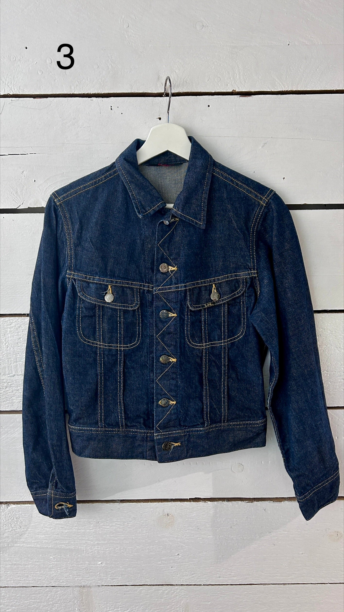 Lot veste en jean Lee vintage