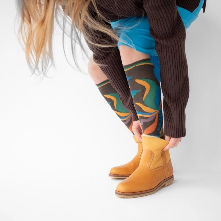 Chaussettes Mis-bas Bonne Maison Fleurs Abstraites