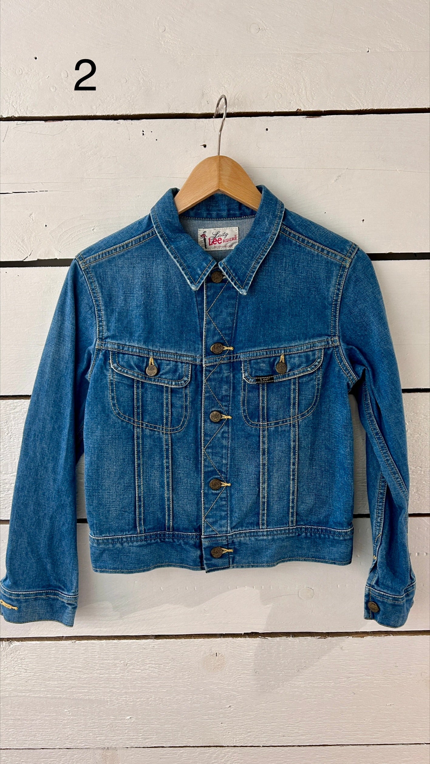 Lot veste en jean Lee vintage