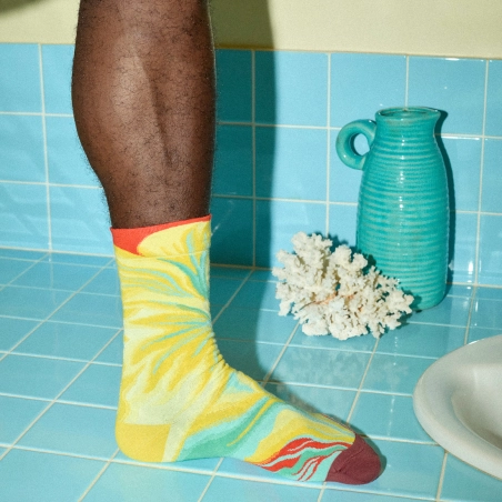 Chaussettes Bonne Maison Fleur Multicolore