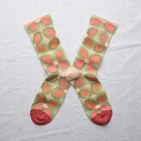 Chaussettes Bonne Maison Rose Bouton
