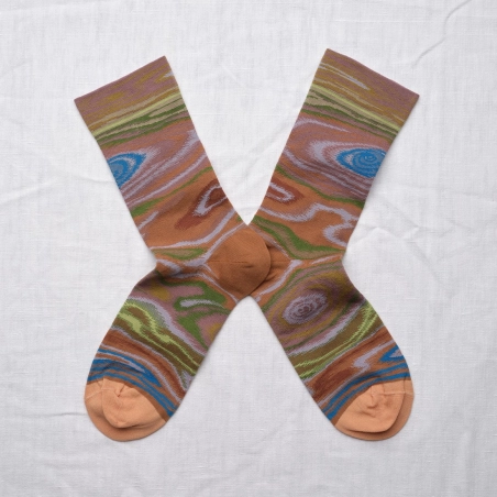 Chaussettes Bonne Maison Camouflage Caramel