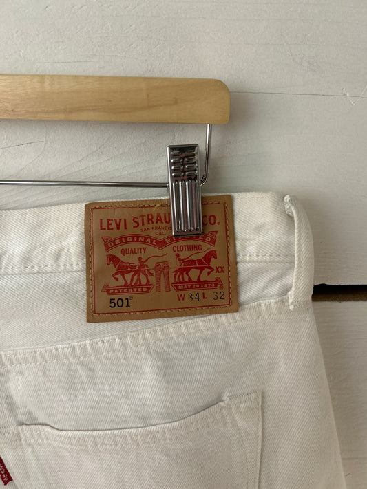 Levi’s 501 w34 blanc
