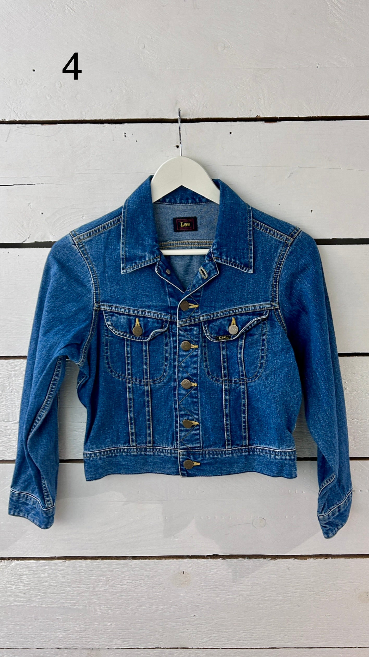 Lot veste en jean Lee vintage