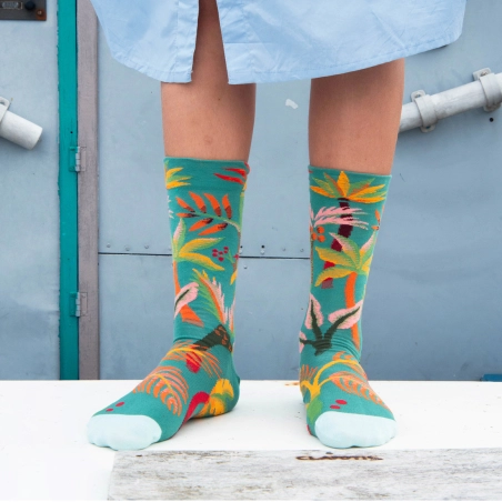 Chaussettes Bonne Maison Jungle Océan