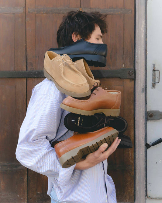 Mocassins derbies Padror VL lion et miel