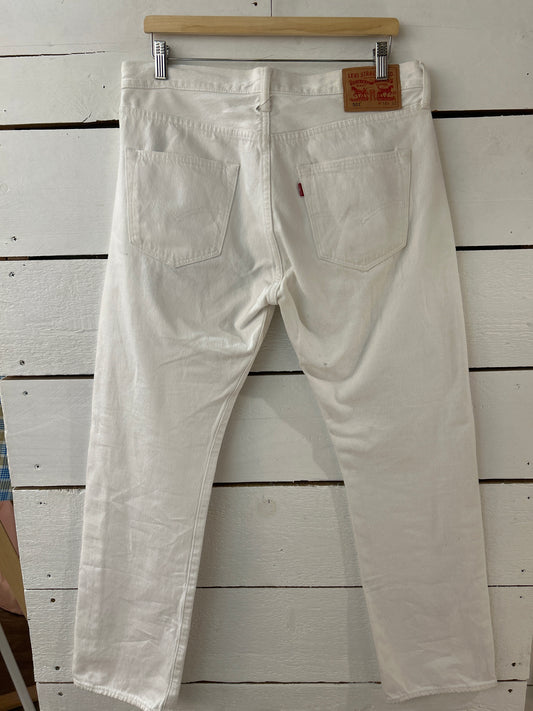 Levi’s 501 w34 blanc