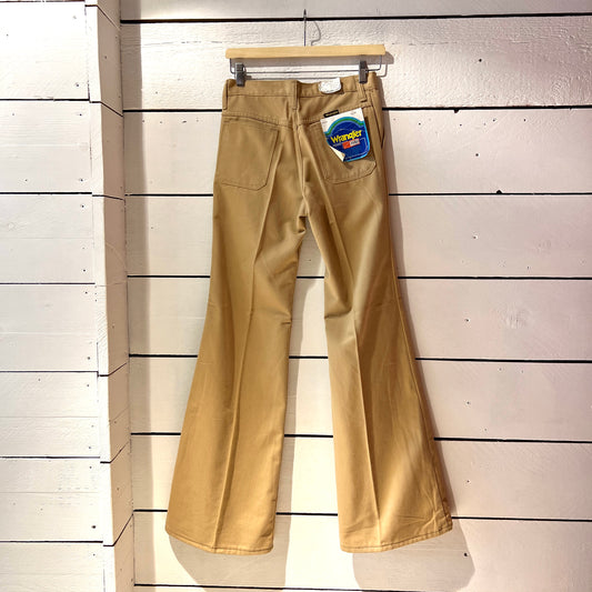 pantalon camel flare wrangler 70s