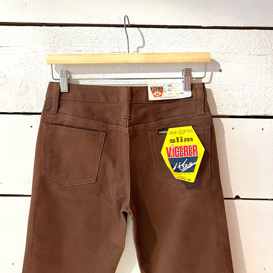 jean marron made in Japan