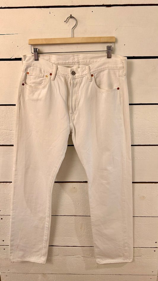 Jean Levi's 501 blanc