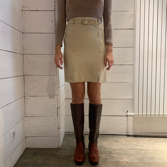 Jupe crème deadstock