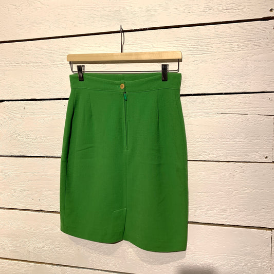 Jupe droite verte