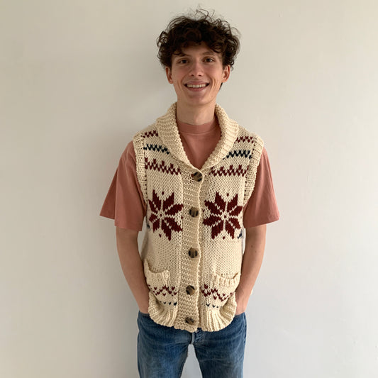 Gilet maille épaisse