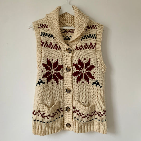 Gilet maille épaisse