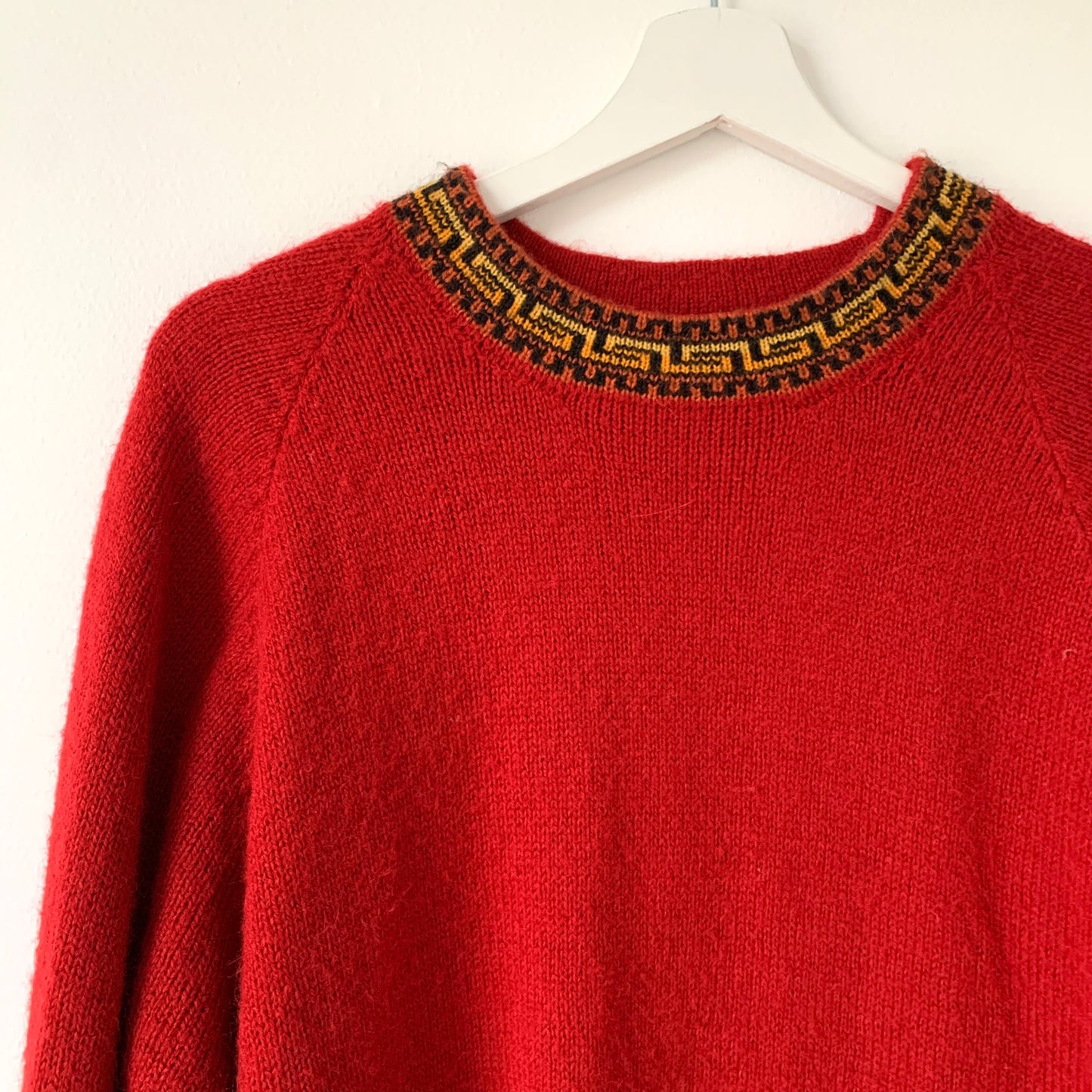 Pull rouge 90s
