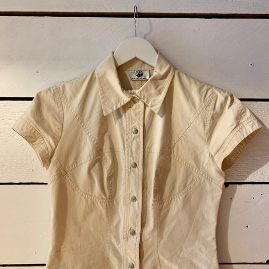 robe blanche légère Mugler