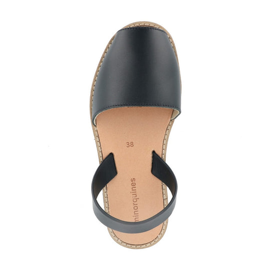 Sandales Minorquines noires
