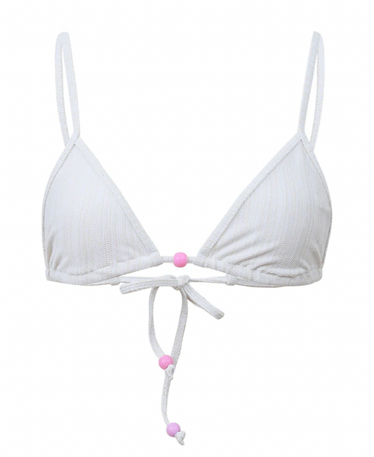 Haut Noto blanc jacquard