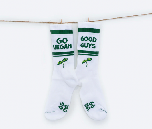 Chaussettes Go Vegan vertes