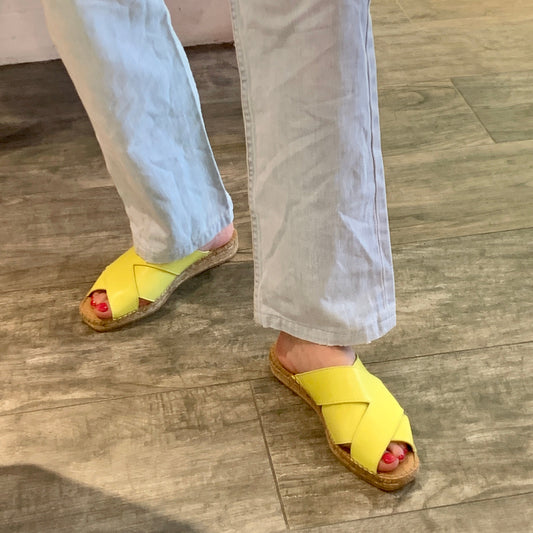 Sandales Balamo jaunes