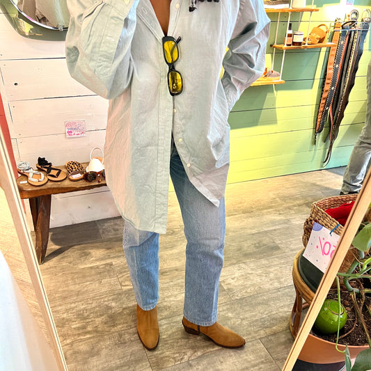 Cowboy boots en daim