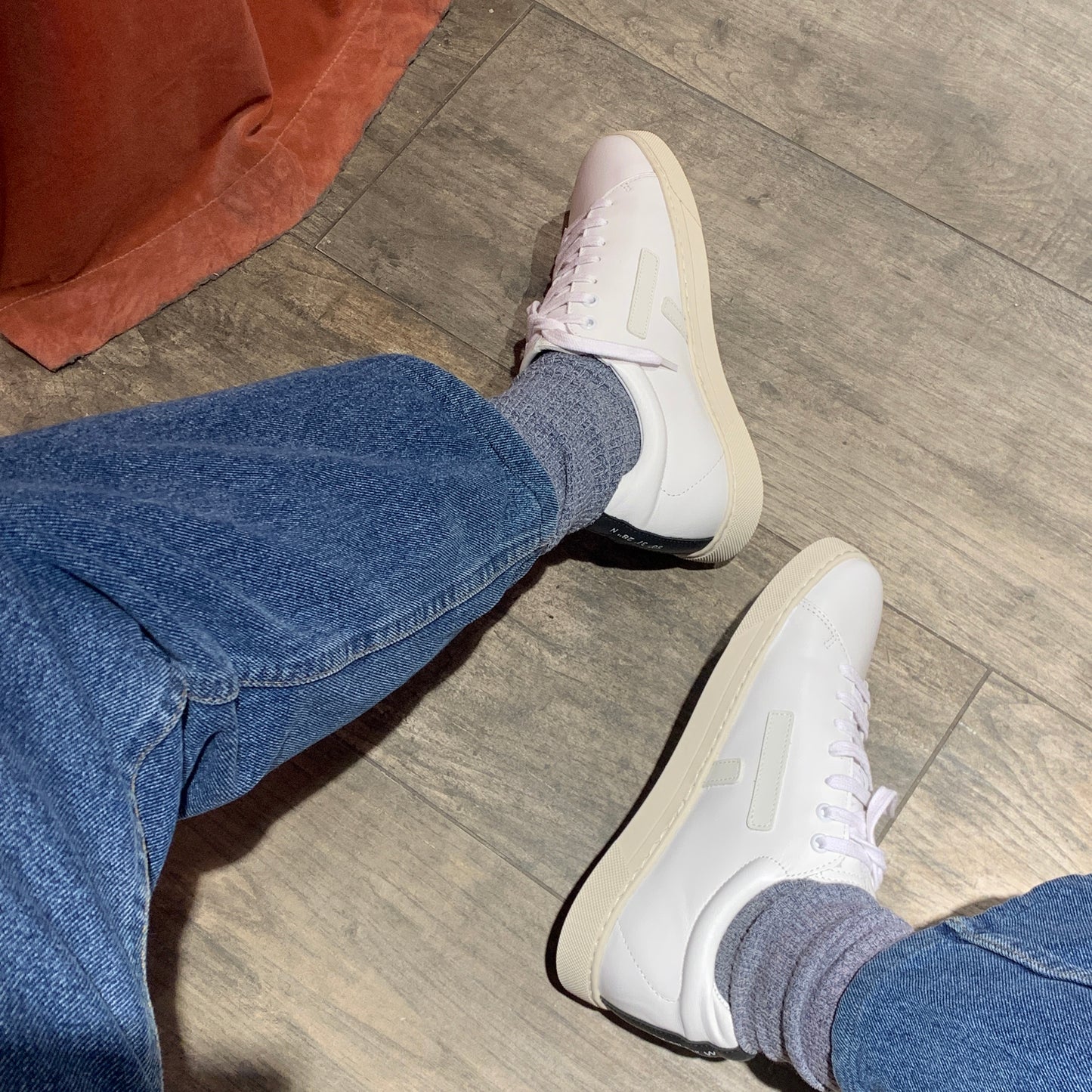 Sneakers Kelwood OTA cuir blanc