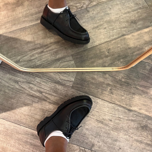 Mocassins derbies Padrini noir