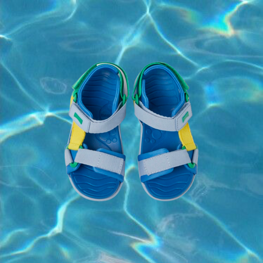 Sandales Wous bleues