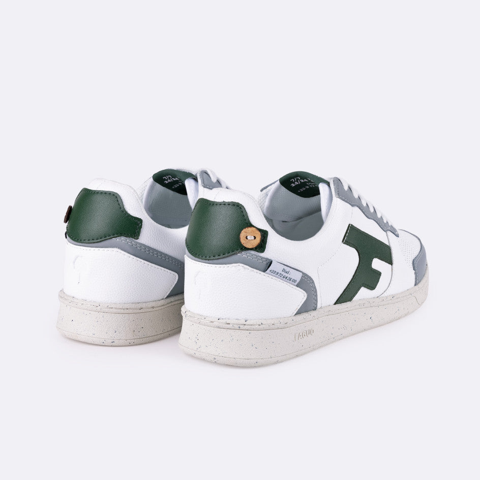 Sneakers Hazel blanc/vert/gris