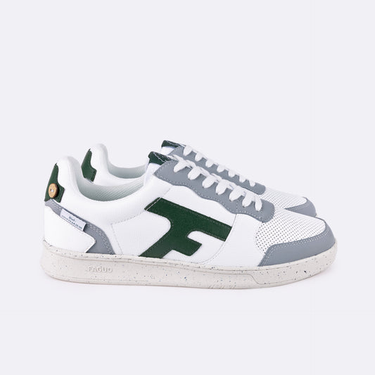 Sneakers Hazel blanc/vert/gris